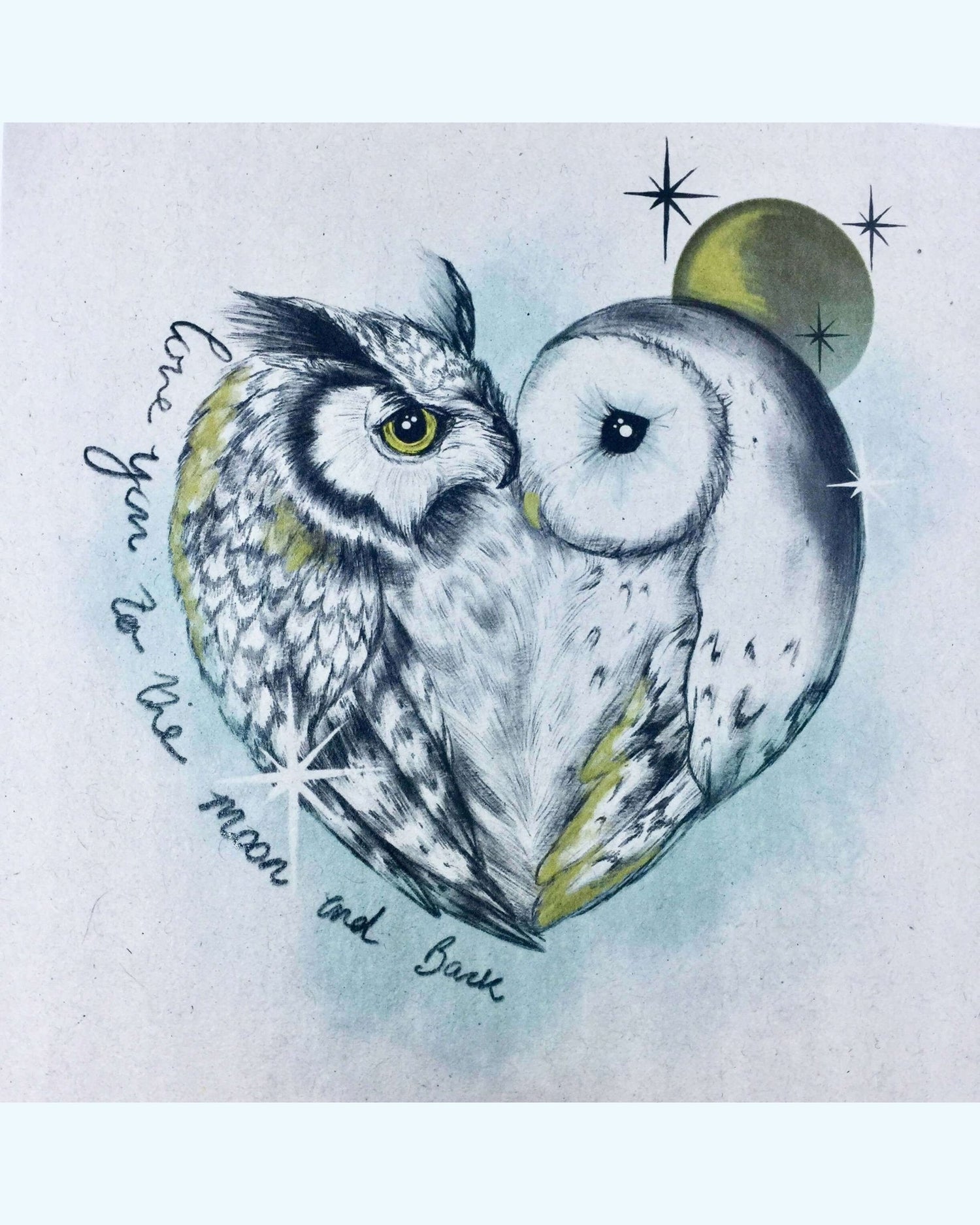 Greetings Card: Love You To The Moon And Back