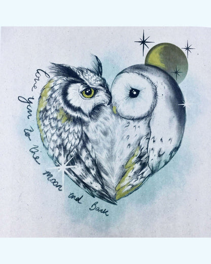 Greetings Card: Love You To The Moon And Back