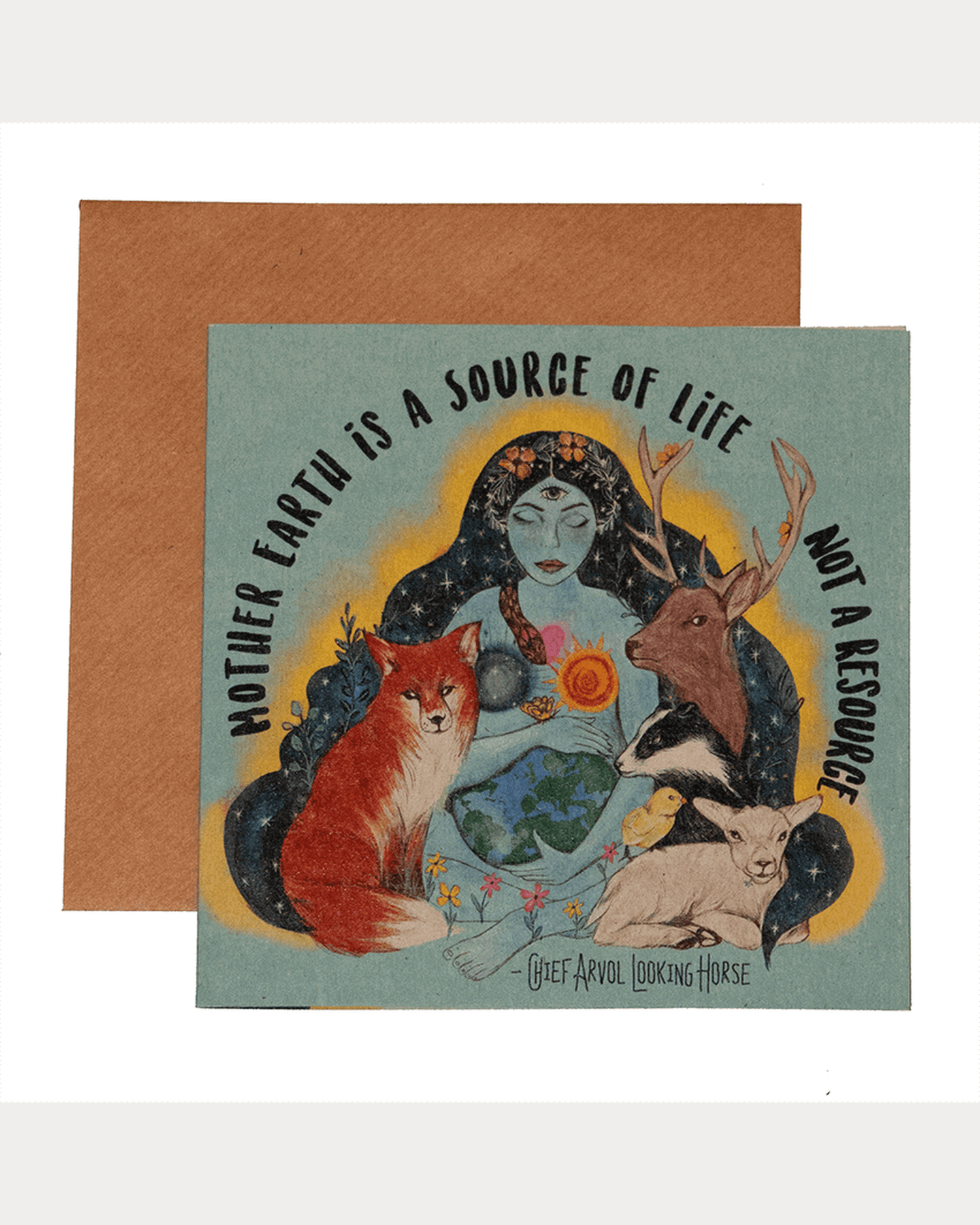 Greetings Card: Mother Earth