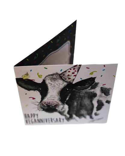 Greetings Card: Veganniversary - Daisy