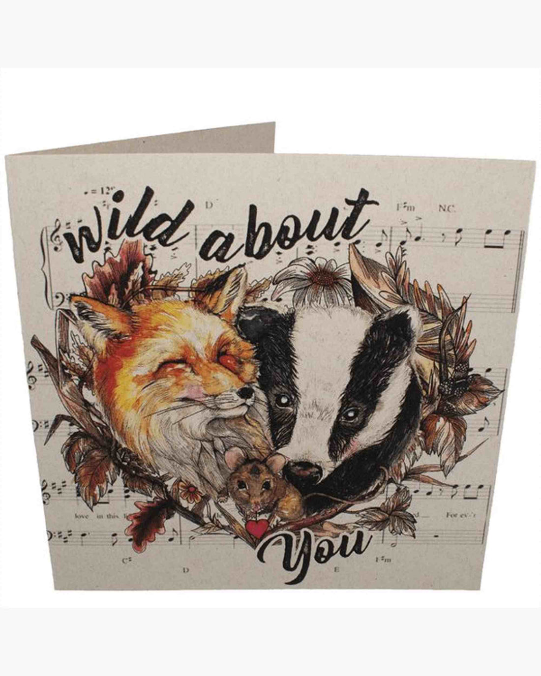 vegan card wild about you