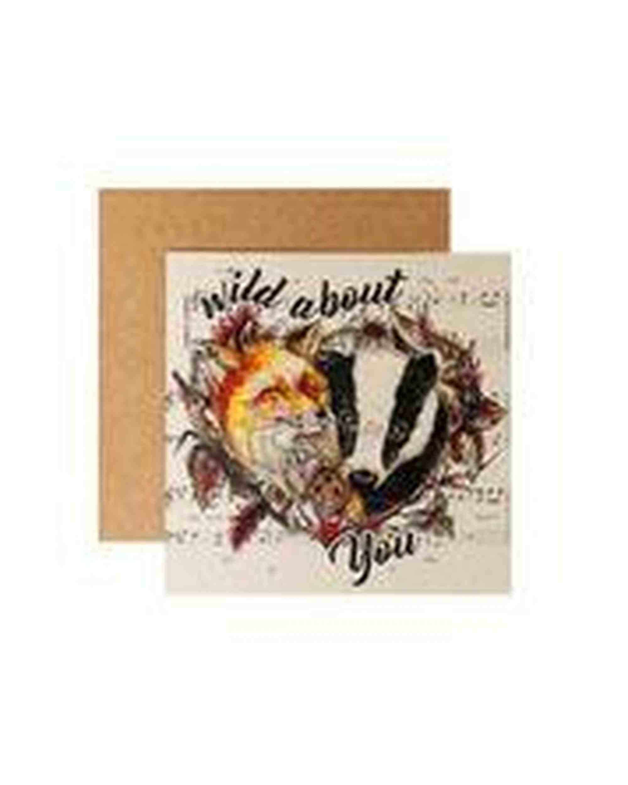Greetings Card: Wild About You