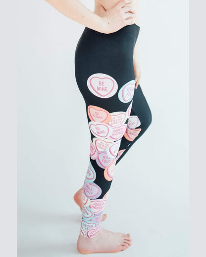 Joaquin Phoenix love hearts legging