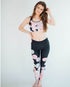 Joaquin Phoenix love hearts legging and bra