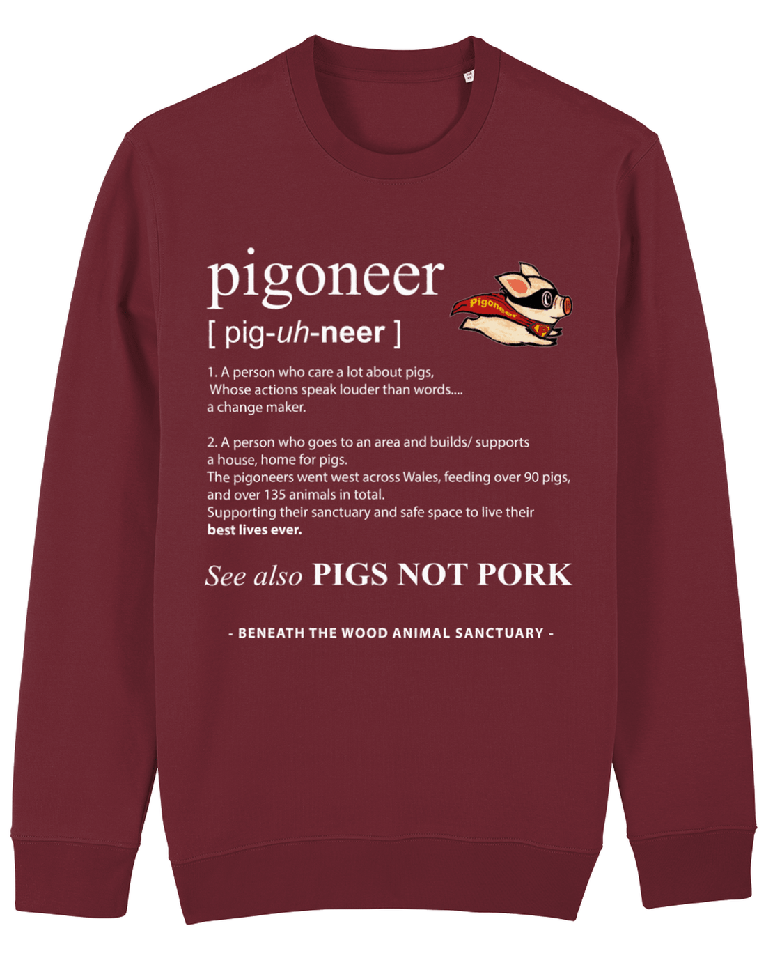 "Pigoneer" Unisex Sweatshirt -Available in 3 colours