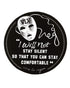 Printed Patch Round - I will not stay silent by eco ethical brand Viva La Vegan