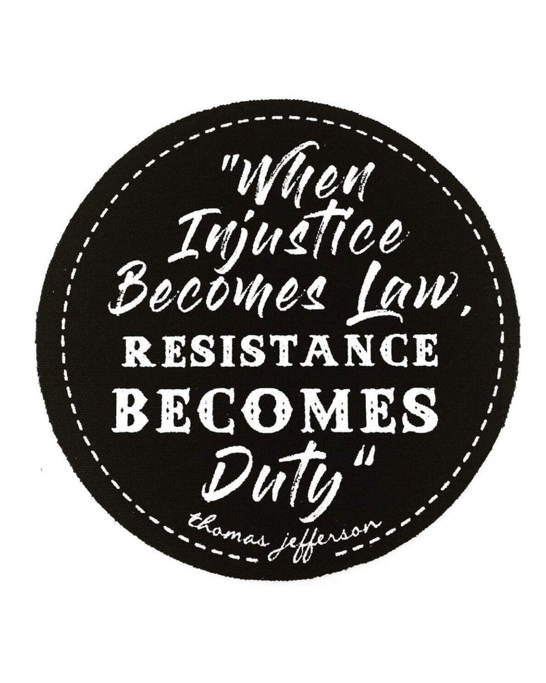 Printed Patch Round - Resistance Becomes Duty