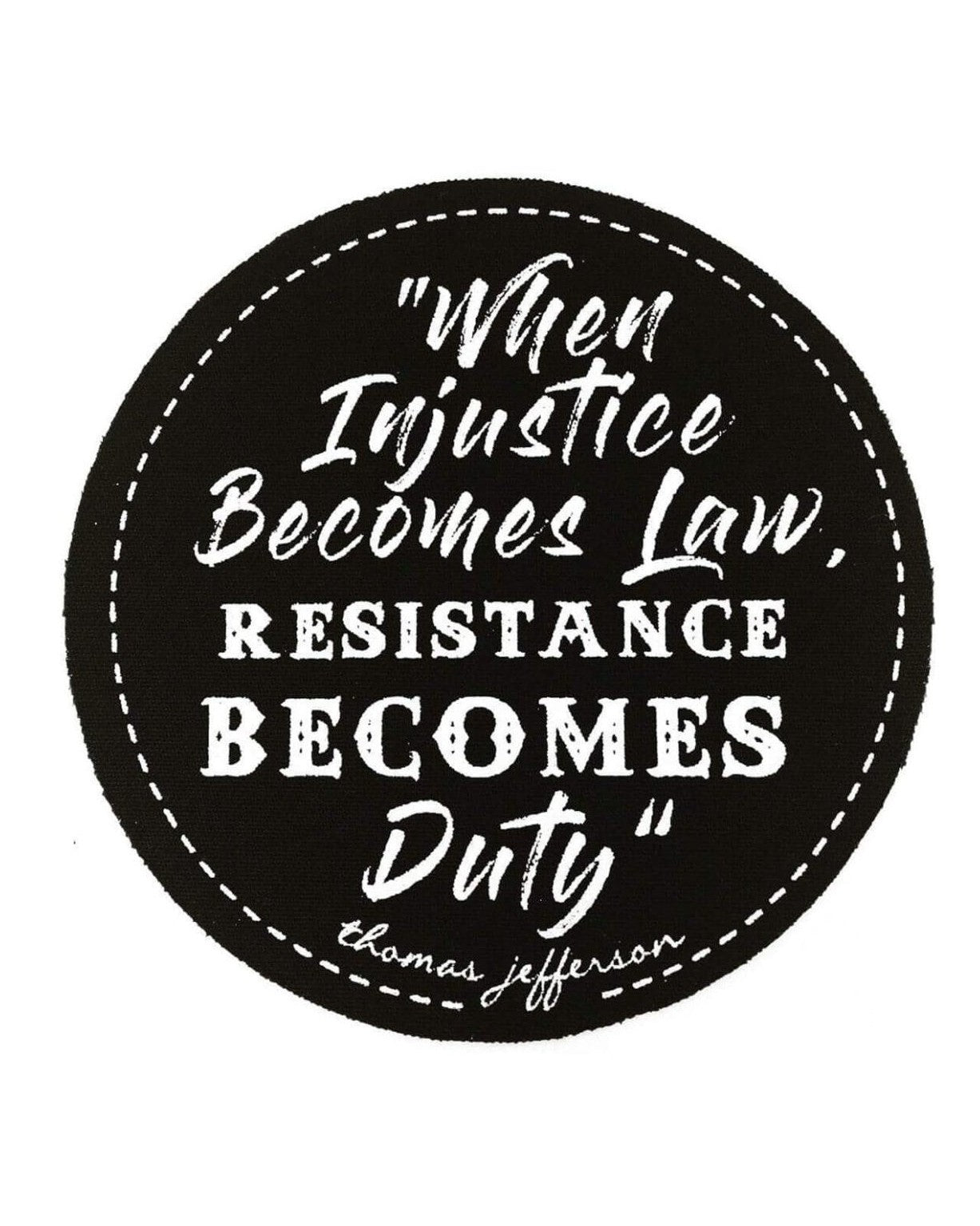 Printed Patch Round - Resistance Becomes Duty