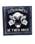 Printed Patch Square - Be Their Voice by eco ethical brand Viva La Vegan
