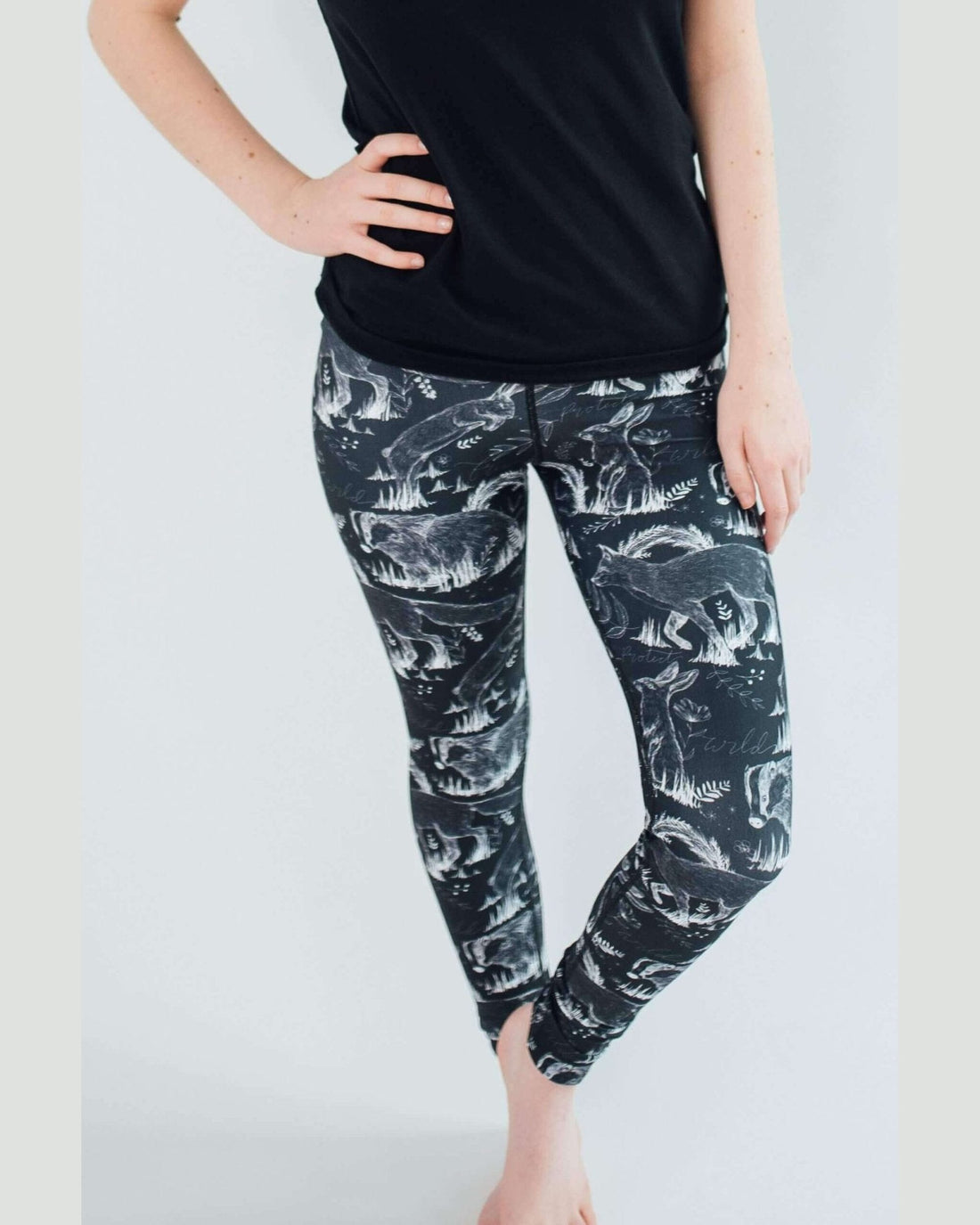 Protect, Free &amp; Wild All-Over Print Leggings