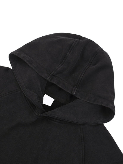 Snow Washed Sleeveless Hoodie