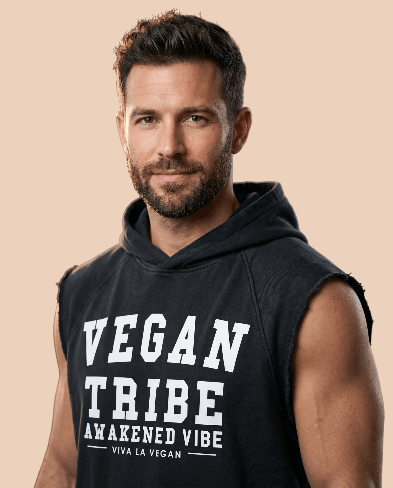 Snow Washed Sleeveless Hoodie