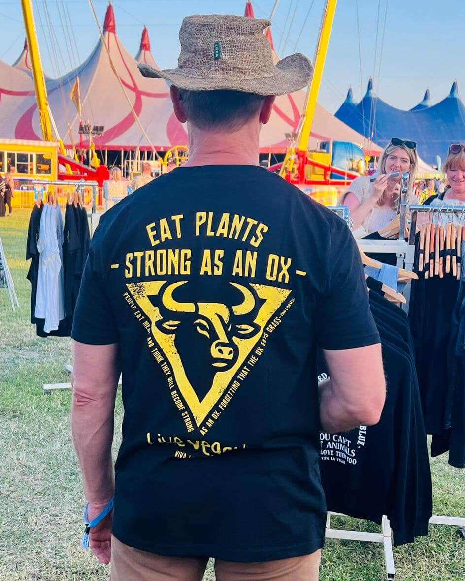 Strong As An Ox Organic Vegan T-Shirt  (Unisex)