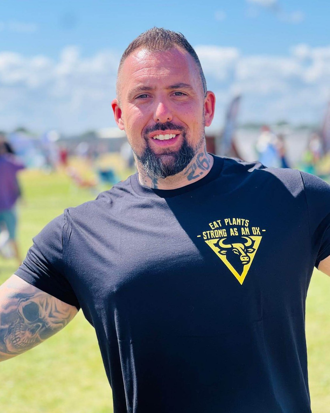 Strong As An Ox Organic Vegan T-Shirt  (Unisex)