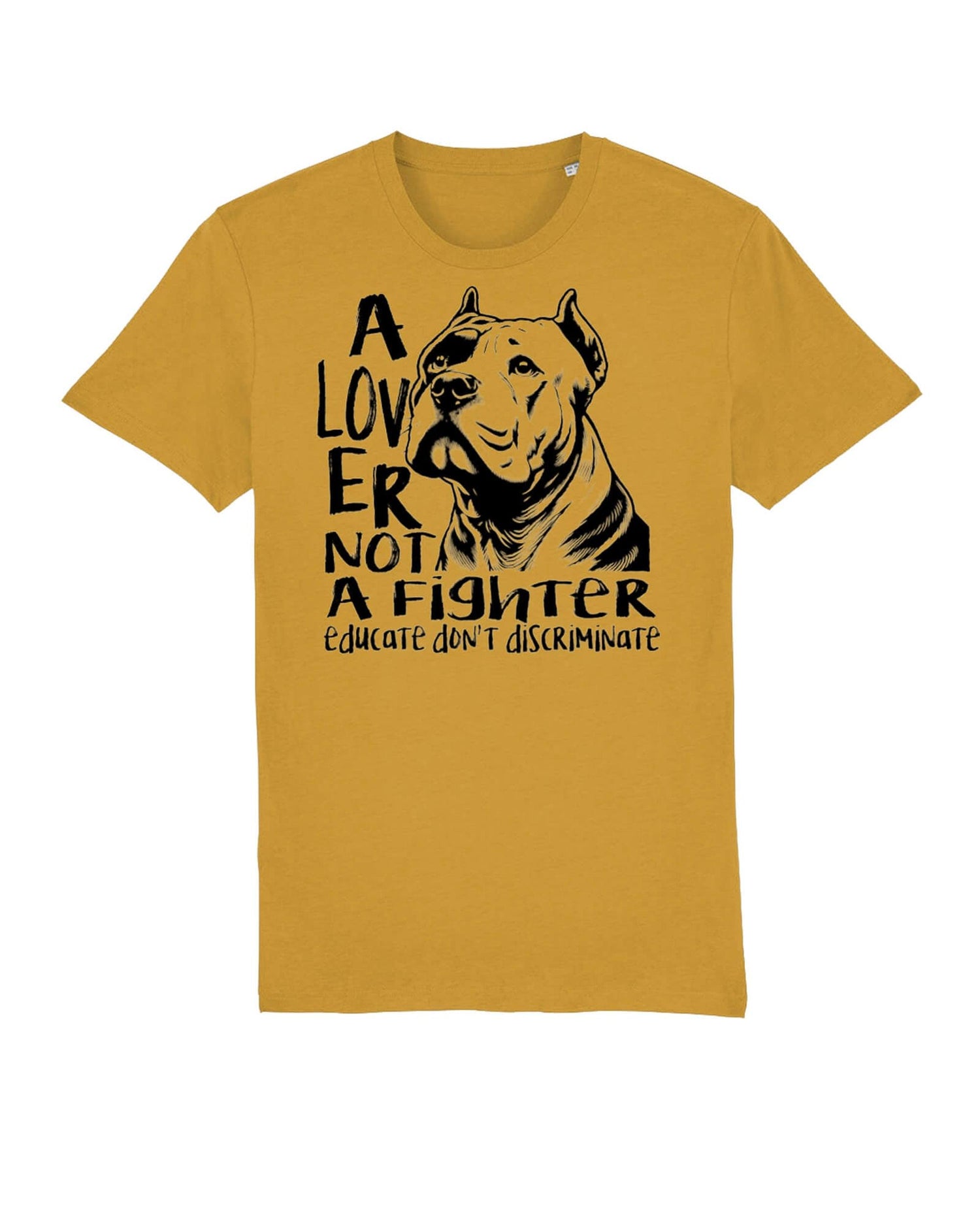 Unisex Tshirt: Lover Not A fights Head
