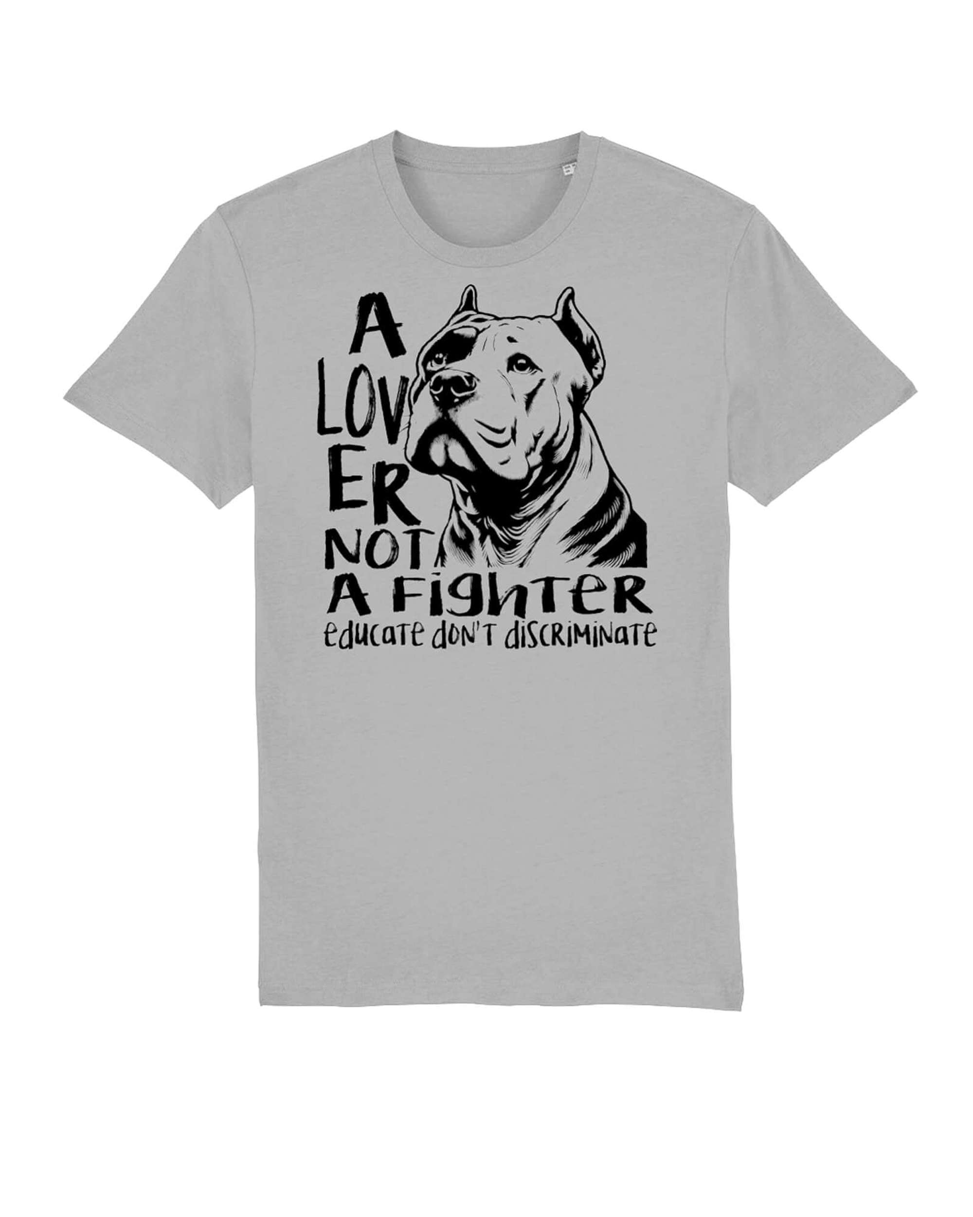 Unisex Tshirt: Lover Not A fights Head