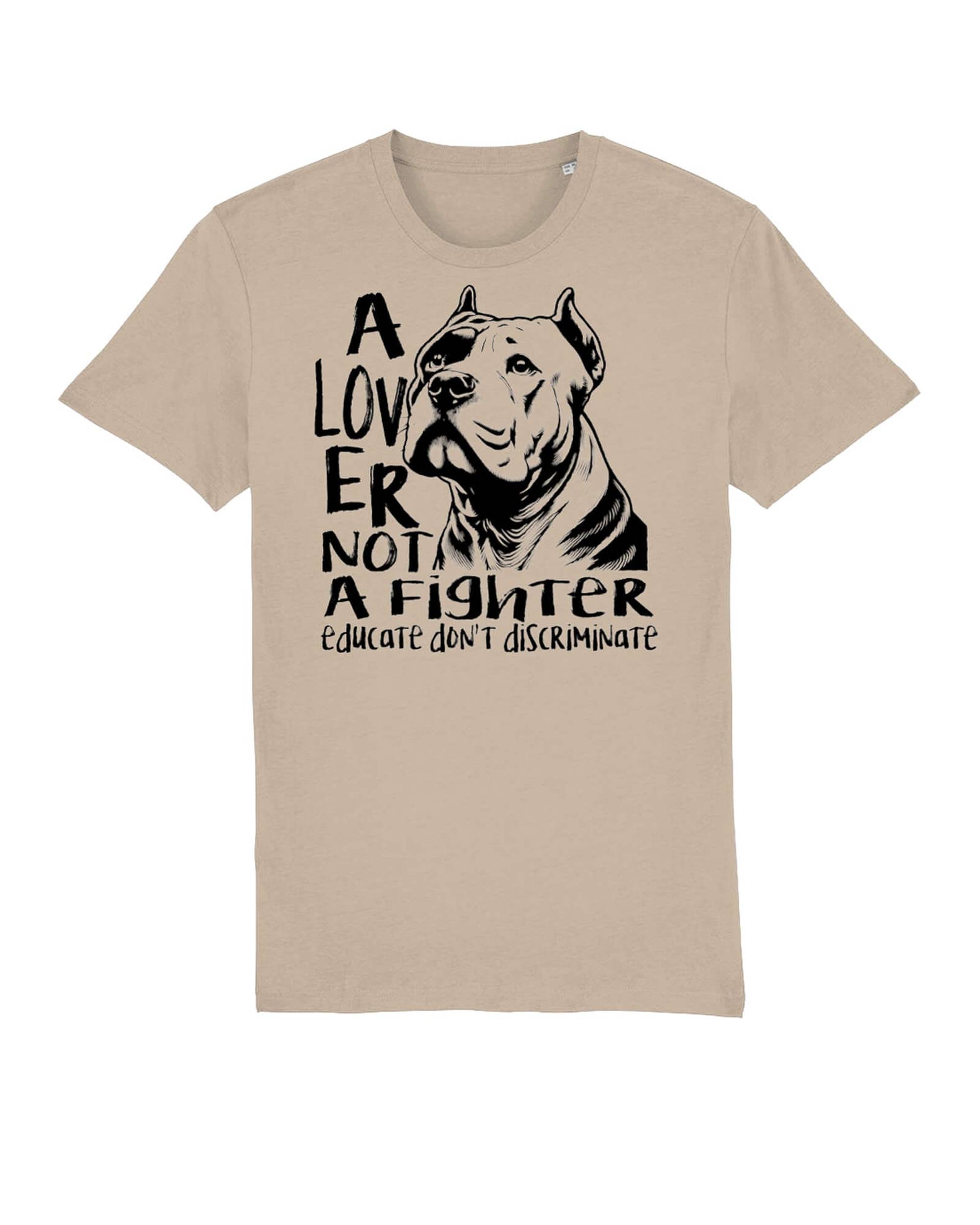 Unisex Tshirt: Lover Not A fights Head