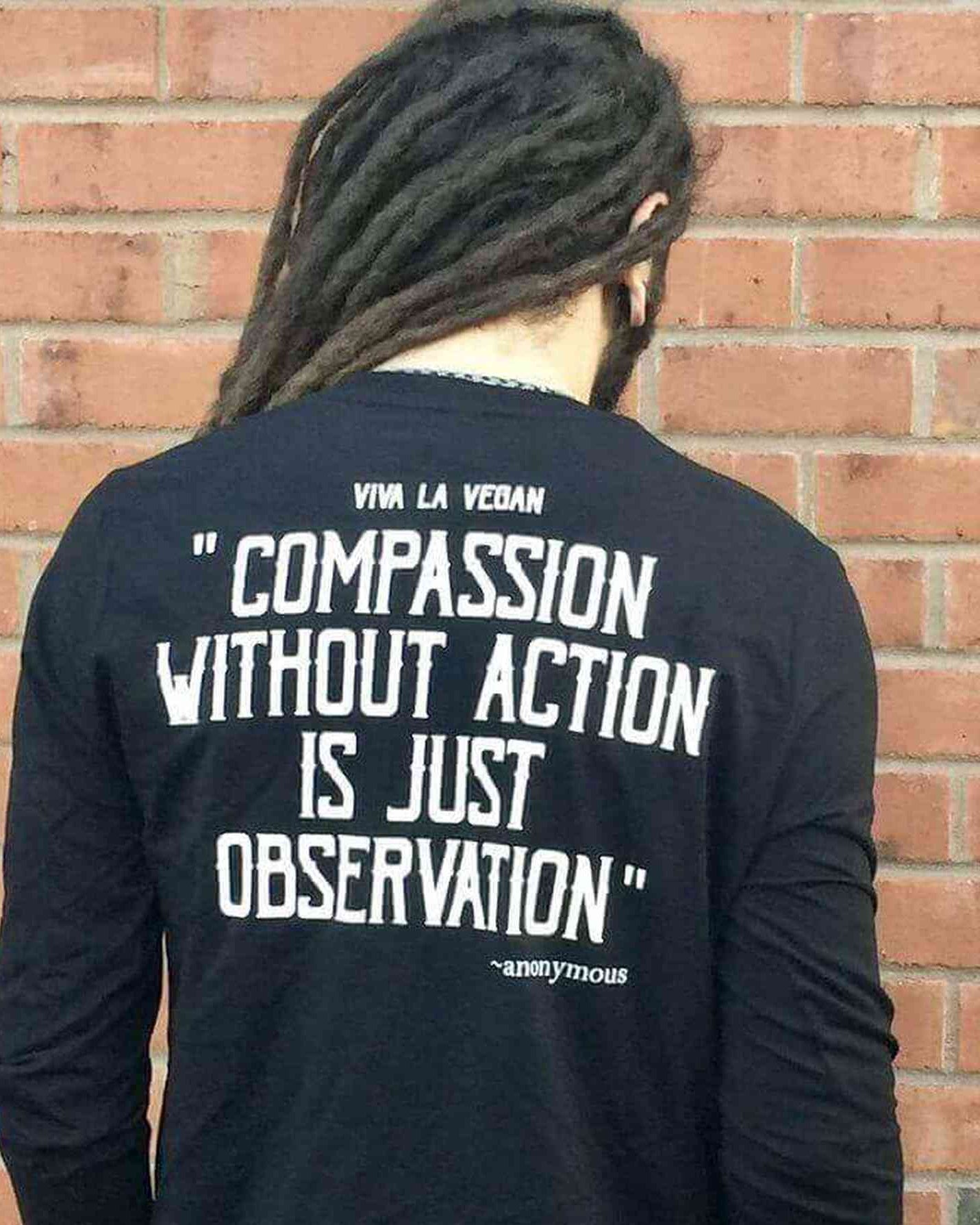Unisex Tshirt : Rebel With A Cause LONG SLEEVE