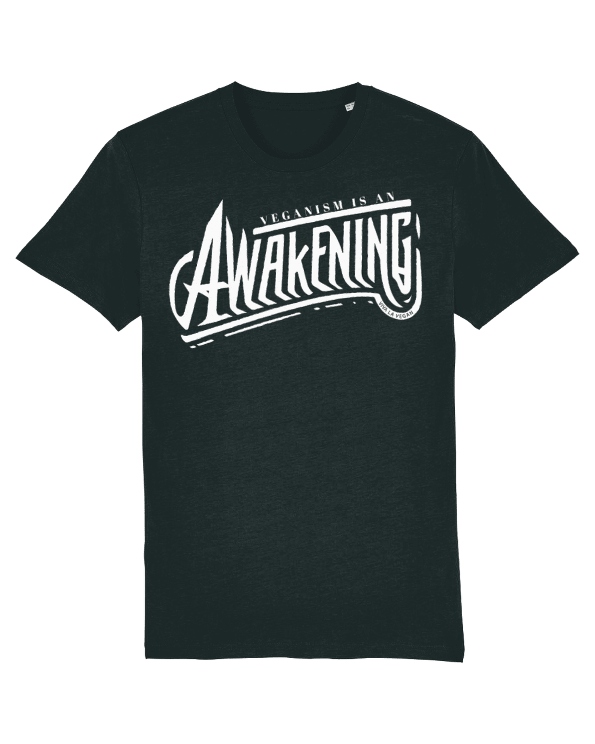 Unisex Tshirt : Veganism is an Awakening (10 fresh colours)