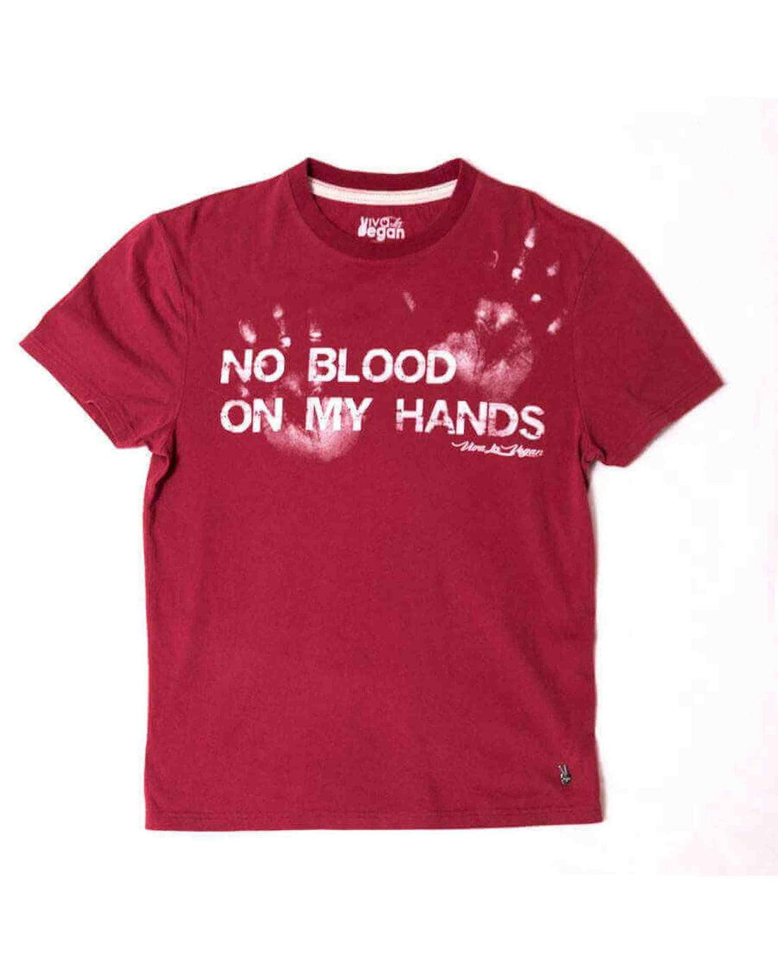 Unisex Vegan Tshirt : No Blood On My Hands