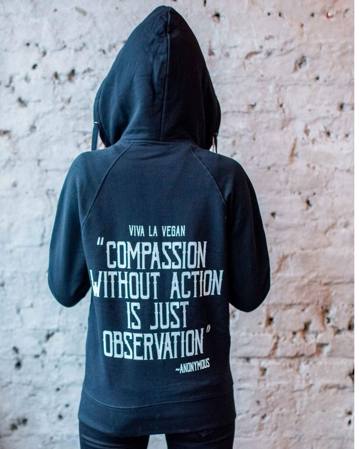 rebel with a cause zip hoodie back