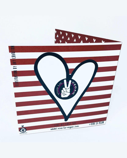 Valentines Greetings Card: Love At First Soy