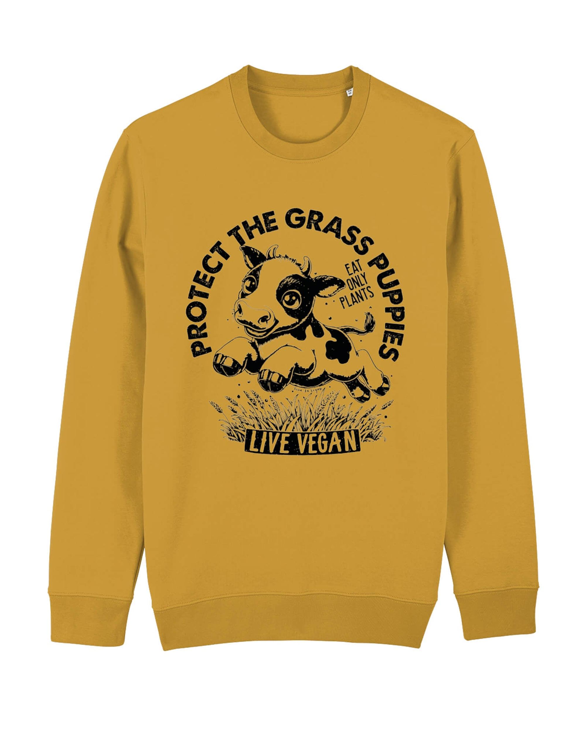 Flat lay unisex sweatshirt with crew neck, inset sleeves , torso print &