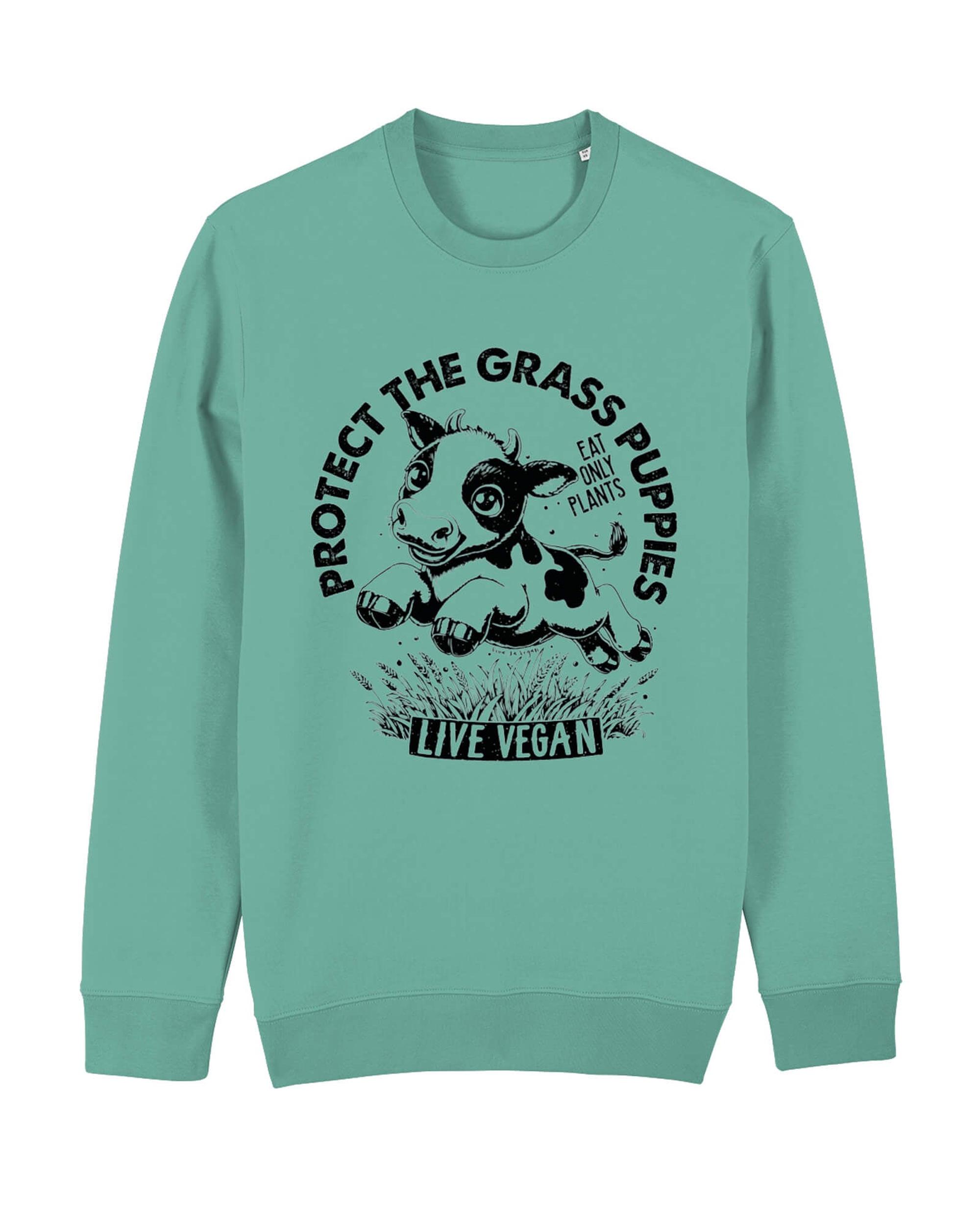 Flat lay unisex sweatshirt with crew neck, inset sleeves , torso print &