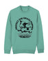 Flat lay unisex sweatshirt with crew neck, inset sleeves , torso print &