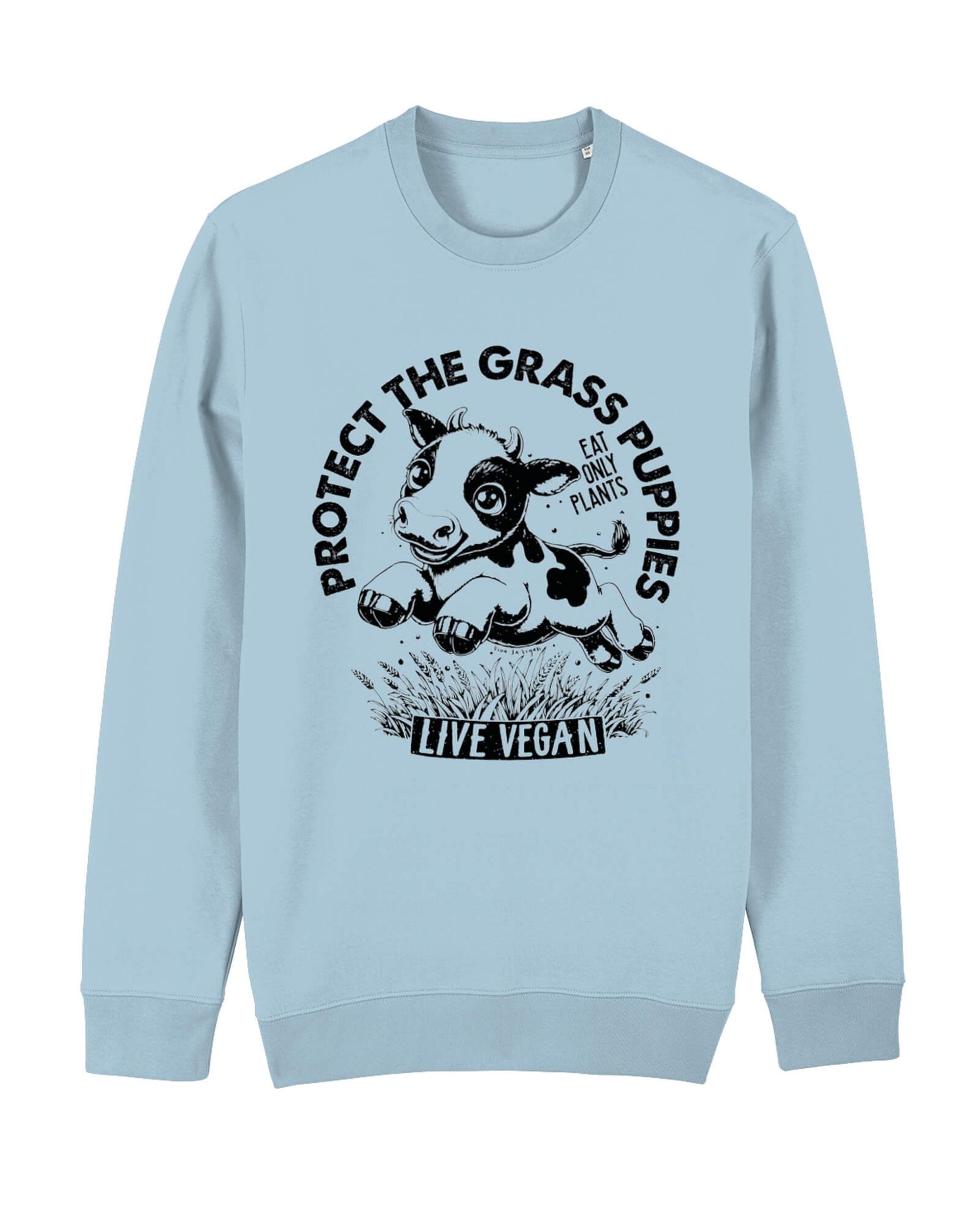 Flat lay unisex sweatshirt with crew neck, inset sleeves , torso print &