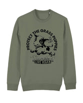 Flat lay unisex sweatshirt with crew neck, inset sleeves , torso print &