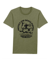 Flat lay unisex tshirt with crew neck, inset sleeves , torso print &