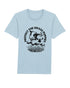 Flat lay unisex tshirt with crew neck, inset sleeves , torso print &