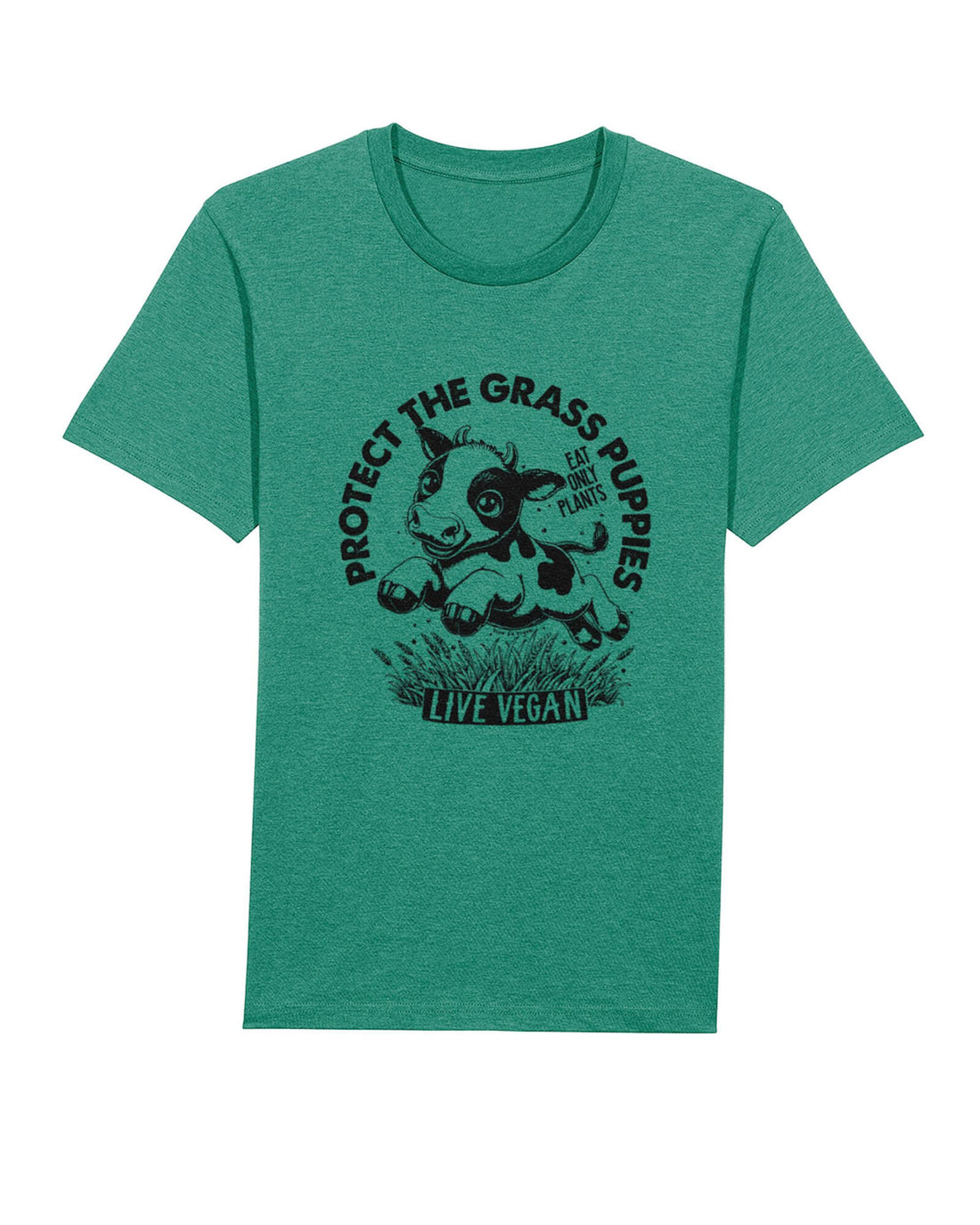 Flat lay unisex tshirt with crew neck, inset sleeves , torso print &