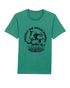 Flat lay unisex tshirt with crew neck, inset sleeves , torso print &