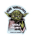 Vegan Sticker. Go vegan you must, vinyl sticker by eco-ethical brand Viva La Vegan