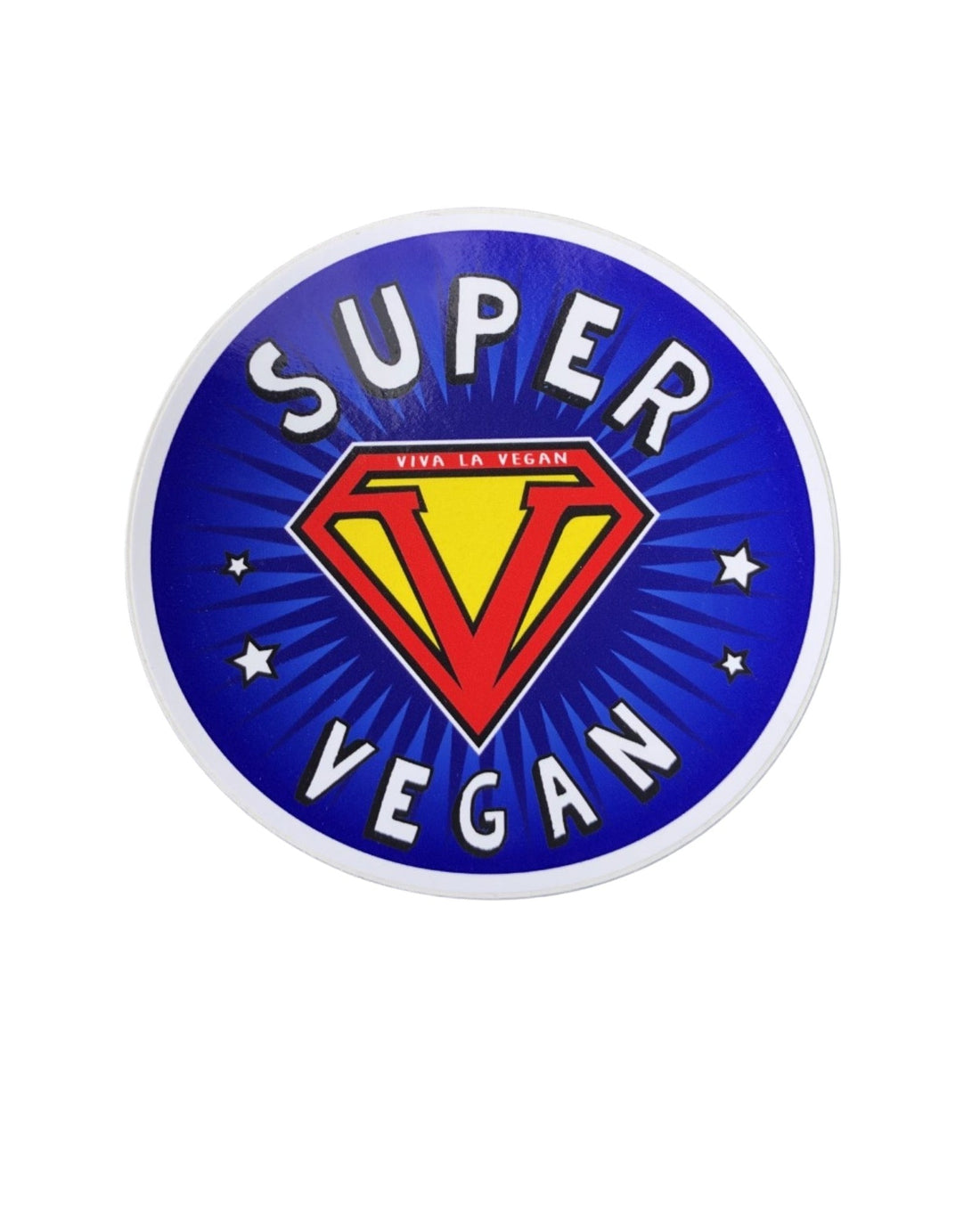 Vinyl Vegan Sticker - Super Vegan