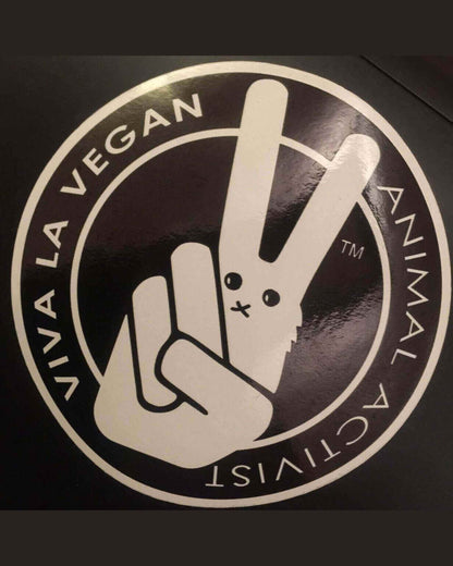 Vinyl Vegan Sticker - VLV Animal Activist