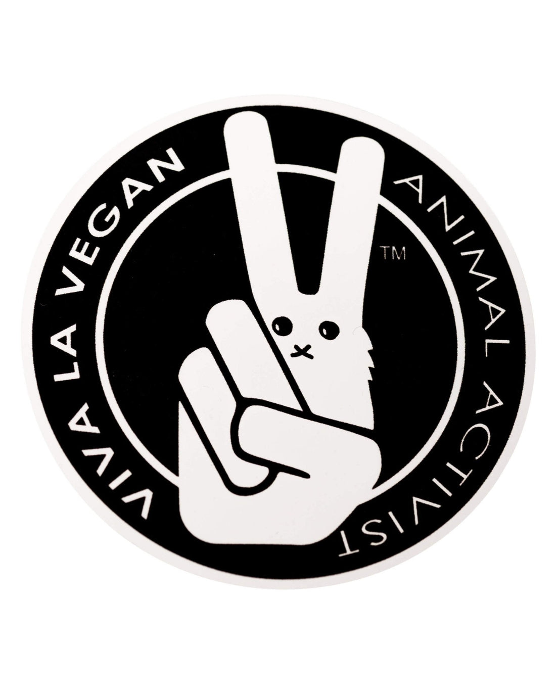 Vinyl Vegan Sticker - VLV Animal Activist