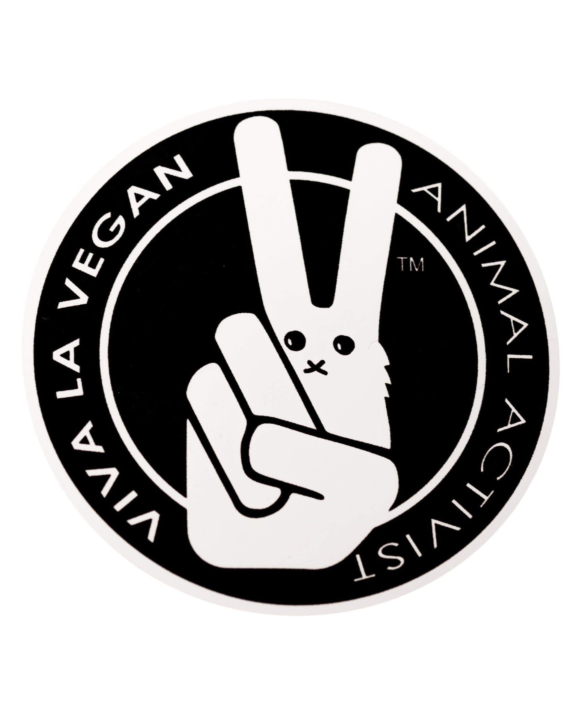 Vinyl Vegan Sticker - VLV Animal Activist