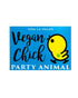 Window Cling - Vegan Chick 10 x 7 cm