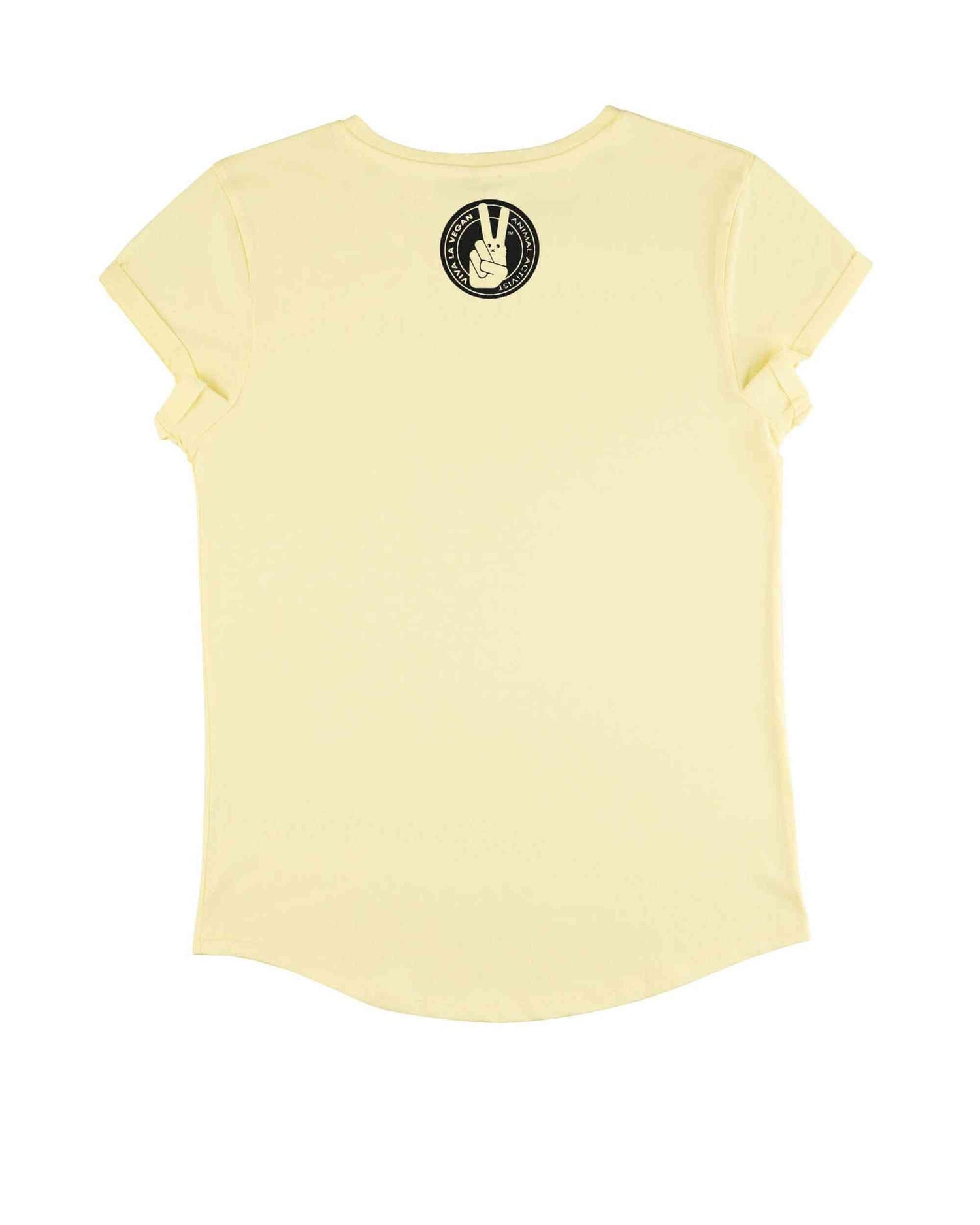 Family Not food Tshirt with back logo print by Viva La Vegan