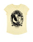 Family Not food Tshirt in Pale Lemon by Viva La Vegan